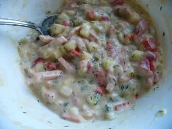 Rezept: Bunter Kartoffelsalat Bild Nr. 5 Bunter Kartoffelsalat - Rezept - Bild Nr. 5