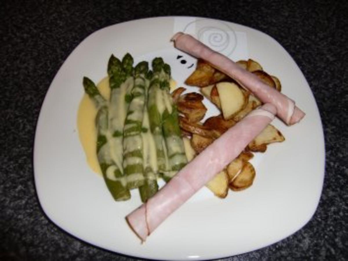 Bilder für Grüner Spargel mit Orangensauce - Rezept