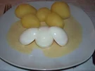 Rezept: Senfsauce mit gekochten Eiern Senfsauce mit gekochten Eiern - Rezept