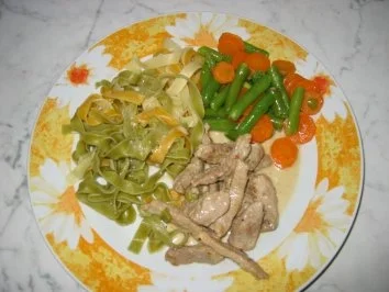 Kalbsgeschnetzeltes - Rezept