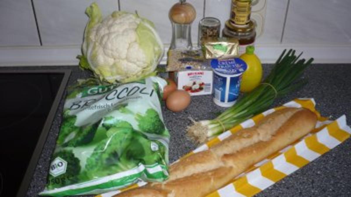 Broccoli – Blumenkohl – Eischnee - Creme – Süppchen - Rezept - Bild Nr. 2
