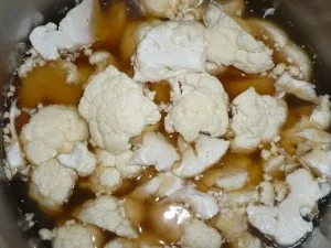 Rezept: Broccoli – Blumenkohl – Eischnee - Creme – Süppchen Bild Nr. 4 Broccoli – Blumenkohl – Eischnee - Creme – Süppchen - Rezept - Bild Nr. 4