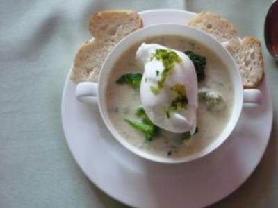 Rezept: Broccoli – Blumenkohl – Eischnee - Creme – Süppchen Broccoli – Blumenkohl – Eischnee - Creme – Süppchen - Rezept