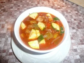 Pikanter Paprika/Tomateneintopf - Rezept