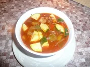 Pikanter Paprika/Tomateneintopf - Rezept