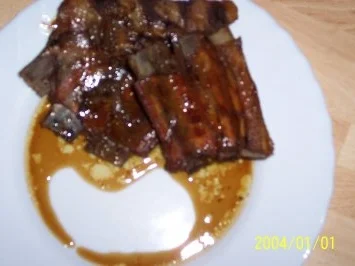 Rezept: Schweinerippchen in Schwarzbier Schweinerippchen in Schwarzbier - Rezept