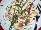 Carpaccio von Champignons mit Schinken - Rezept