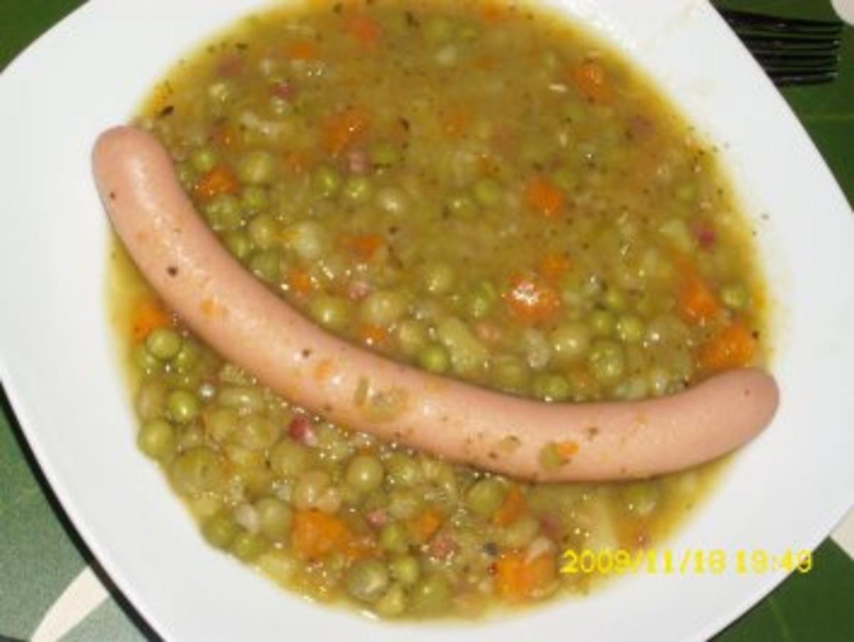 Suppe: Erbseneintopf - Rezept