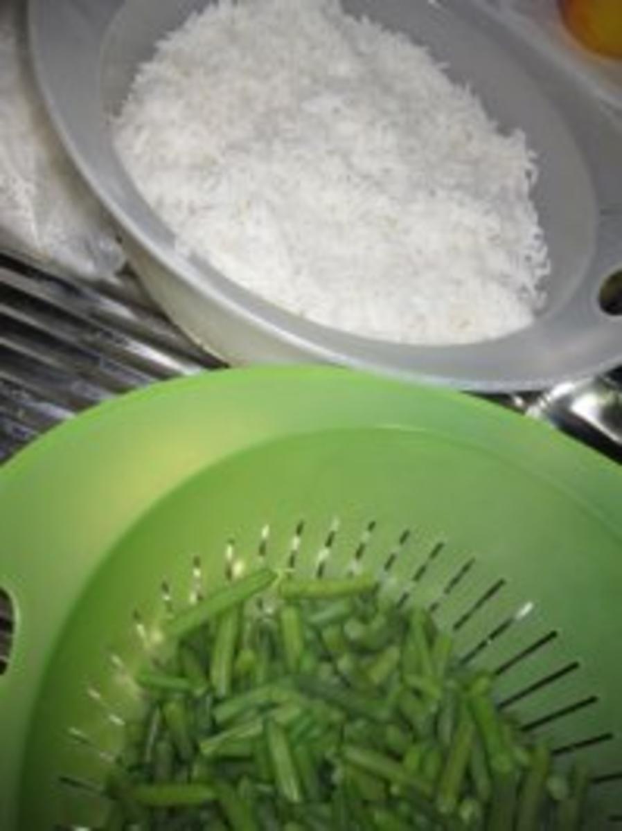 Reis-Topf mit Schweinefilet und grünen Bohnen - Rezept - Bild Nr. 4