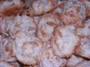 Weihnachten - Kokosmakronen mit Marzipan - Rezept