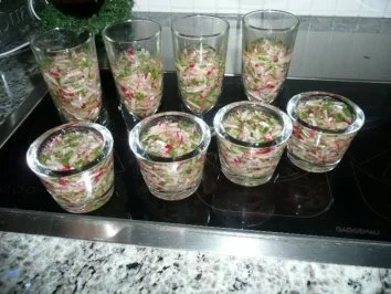 Rezept: TAPAS /RADIESCHENSÜLZE MIT SERANOSCHINKEN Bild Nr. 6 TAPAS /RADIESCHENSÜLZE MIT SERANOSCHINKEN - Rezept - Bild Nr. 6