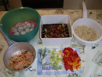 Putenbrustvariationen mit Chinagemüse an Mie-Nudeln - Rezept - Bild Nr. 13