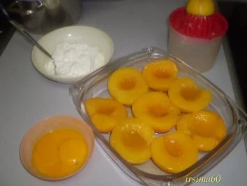 Rezept: Leichte Quarkcreme mit Pfirsichen Bild Nr. 2 Leichte Quarkcreme mit Pfirsichen - Rezept - Bild Nr. 2