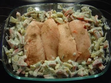 Hähnchenbrust überbacken... - Rezept - Bild Nr. 3