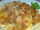 Gulasch mit Champignons - Rezept