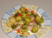 Rosenkohl mit Kassler - Rezept