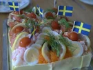 Schwedische fischige SMÖRGASTARTA - Rezept