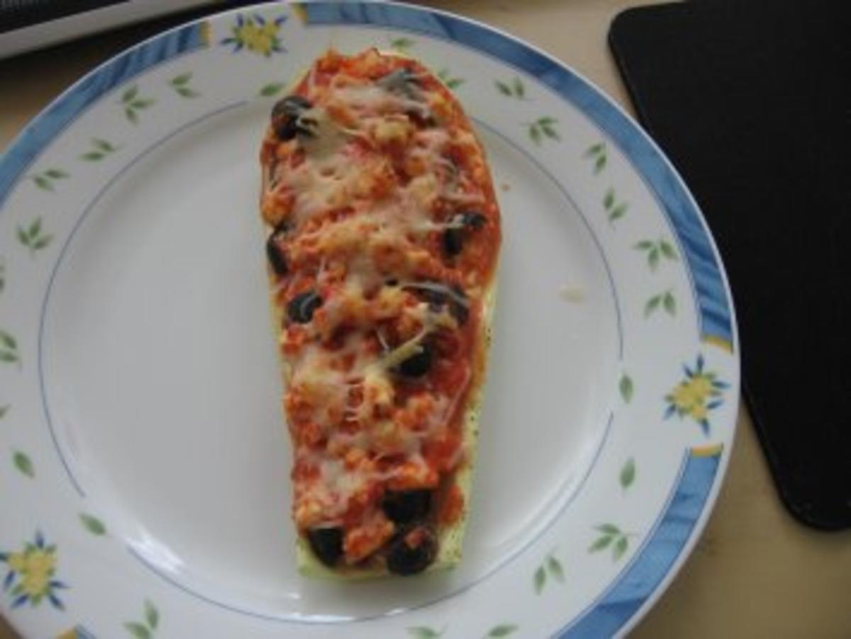 Gefüllte "Pizza"-Zucchini - Rezept - Bild Nr. 2