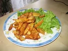 Ofenkartoffeln mit Salat - Rezept