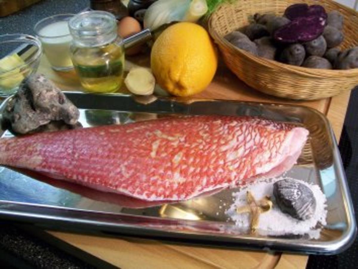 Red Snapper auf karamellisiertem Fenchel an Orangen-Ingwer-Schaum... - Rezept - Bild Nr. 3