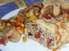 Gefüllte Pfannkuchen überbacken - Rezept