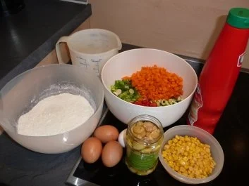 Rezept: Gefüllte Pfannkuchen überbacken Bild Nr. 2 Gefüllte Pfannkuchen überbacken - Rezept - Bild Nr. 2