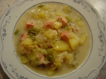 Kassler-Sauerkraut-Eintopf... kalorienarm... - Rezept