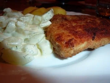 Fisch: Viktoriabarsch mit Gurkengemüse - Rezept