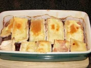 Schweinefilet unter Preiselbeer-Camembert Haube - Rezept