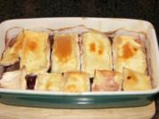 Schweinefilet unter Preiselbeer-Camembert Haube - Rezept
