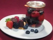 Beerenvariation in perlendem Rosa - Rezept