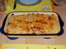 gefüllte Palatschinken mit Käse überbacken - Rezept