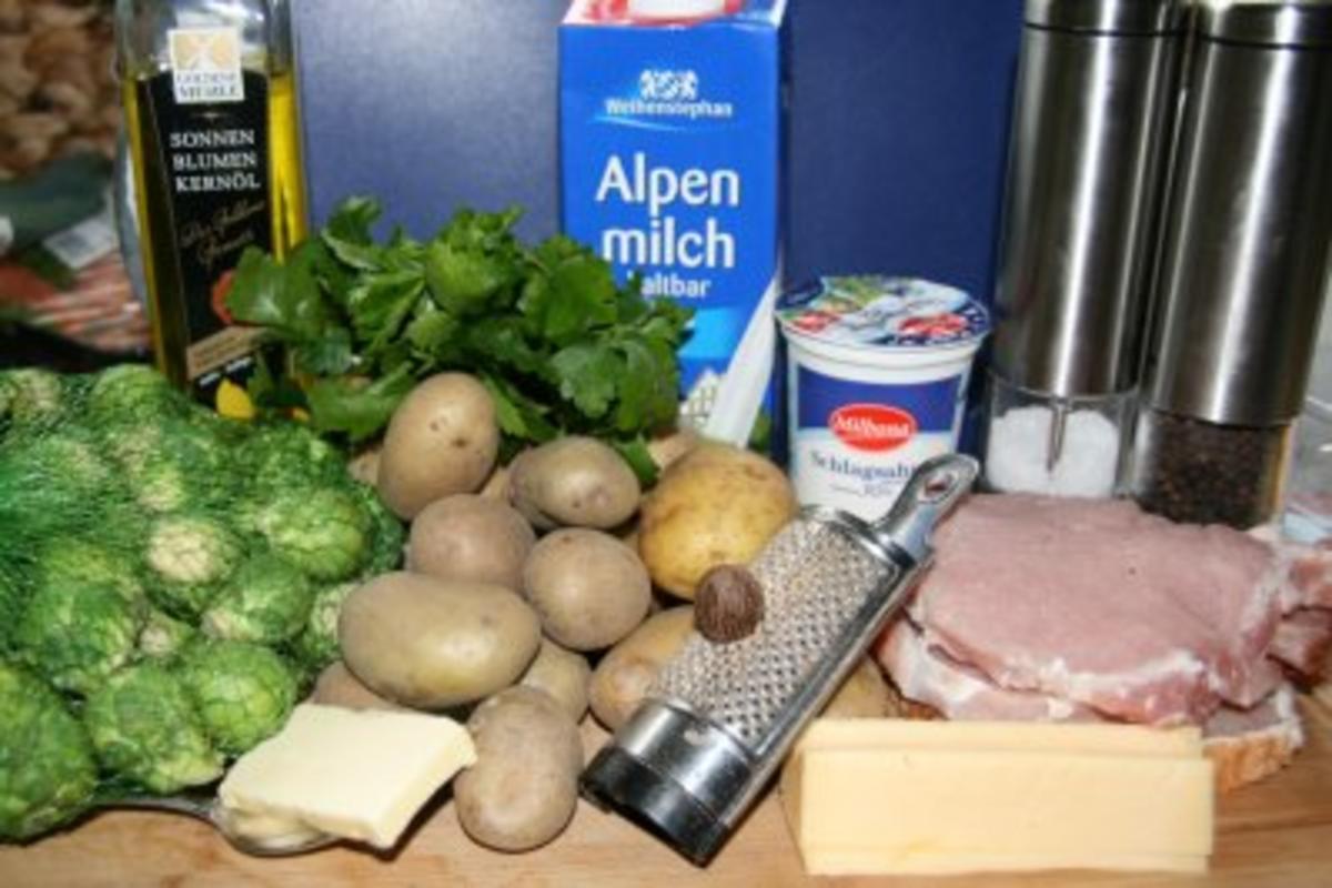 Kasseler - Rosenkohl - Auflauf - Rezept - Bild Nr. 2