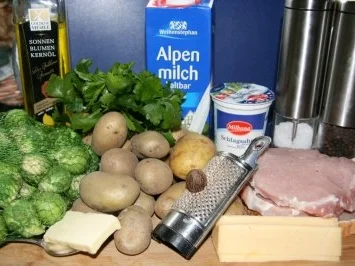 Kasseler - Rosenkohl - Auflauf - Rezept - Bild Nr. 2