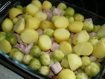 Kasseler - Rosenkohl - Auflauf - Rezept - Bild Nr. 6