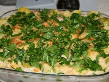 Kasseler - Rosenkohl - Auflauf - Rezept - Bild Nr. 9