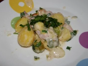 Kasseler - Rosenkohl - Auflauf - Rezept