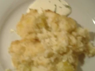 Rezept: Sauerkrautauflauf mit Limonen-Creme-Fraiche Sauerkrautauflauf mit Limonen-Creme-Fraiche - Rezept