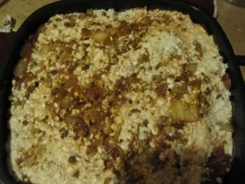 Kartoffelauflauf mit Kohl, Lauch und Tatar - Rezept - Bild Nr. 3