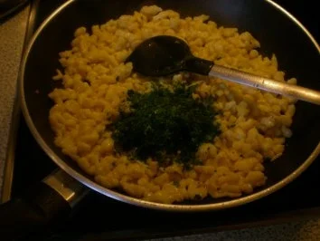 Creme Spätzle mit Steinpilzen - Blitzgericht - Rezept - Bild Nr. 4