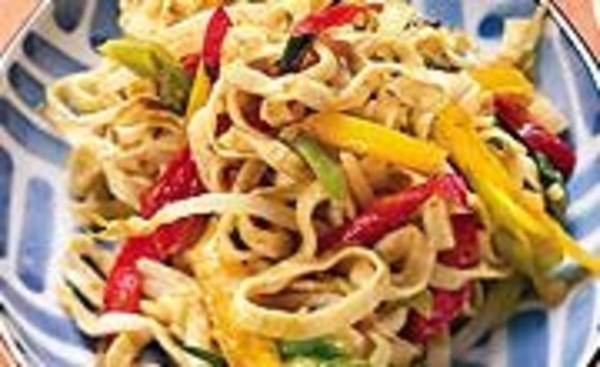 Asianudeln scharf - Rezept