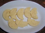 Rezept: Römische Gnocchi - als Beilage zu meinem Rehbraten - (siehe KB) Römische Gnocchi - als Beilage zu meinem Rehbraten - (siehe KB) - Rezept