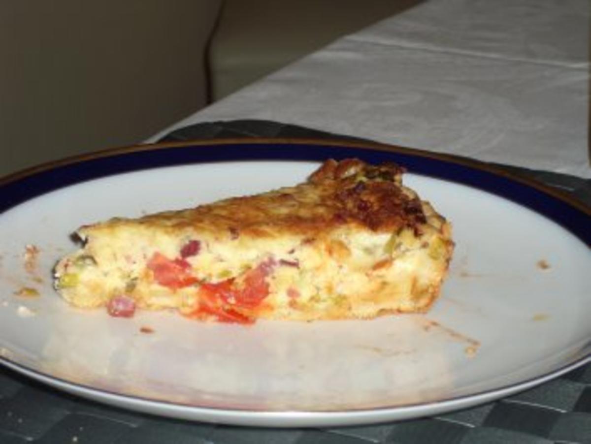 Tomaten - Schinken - Torte - Rezept
