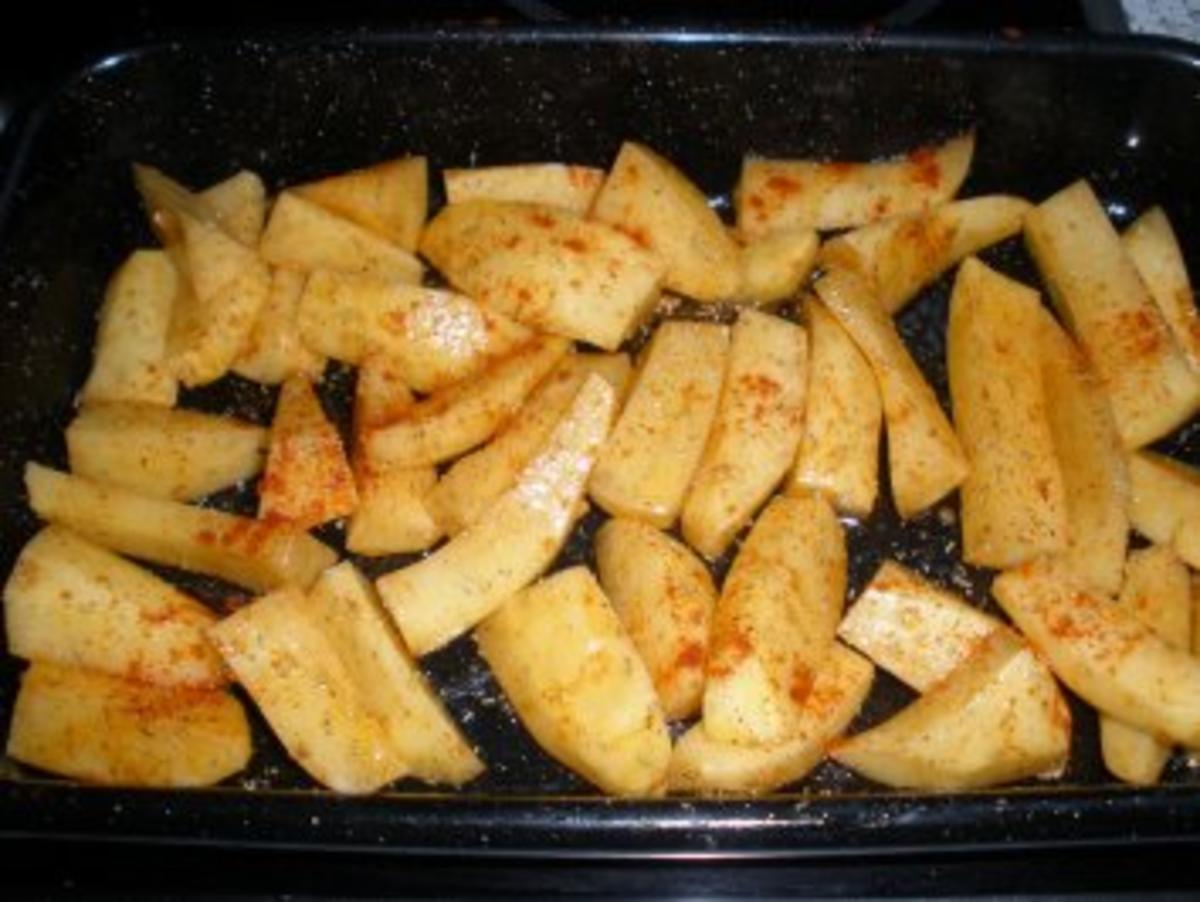 Beilage - Pikante Ofenkartoffeln - Rezept - Bild Nr. 2
