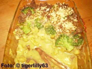 Rezept: Hackfleisch-Brokkoli-Auflauf Bild Nr. 2 Hackfleisch-Brokkoli-Auflauf - Rezept - Bild Nr. 2