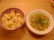 Rezept: Gemรผsesuppe mit Wasserspatzen Gemรผsesuppe mit Wasserspatzen - Rezept