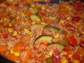 Rezept: Cordon Bleu mit Gemüsereis Bild Nr. 2 Cordon Bleu mit Gemüsereis - Rezept - Bild Nr. 2