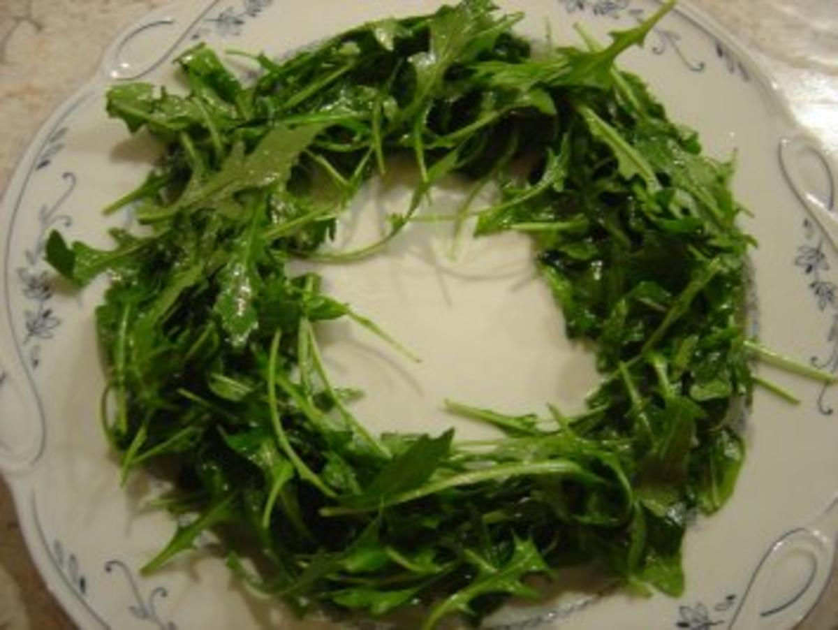 Sherry - Garnelen im Rucola-Salat-Bett mit Mandeln... - Rezept - Bild Nr. 5
