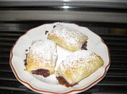 Nutella-Pfirsichcreme-Blätterteigteilchen.... - Rezept