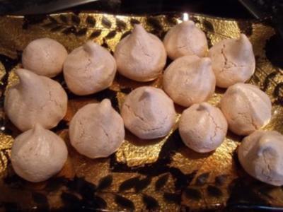 Weihnachtsplätzchen: Rosa Baiser - Rezept